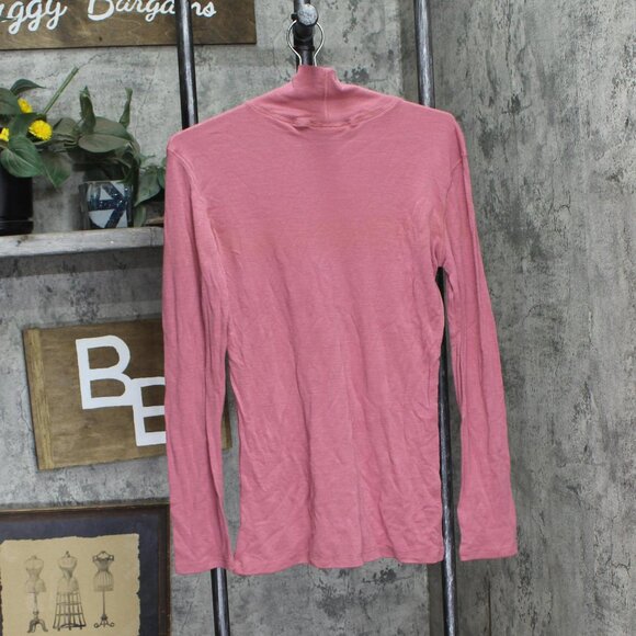 Ramblers Way Womens Knit Wool Turtleneck Long Sleeve Top Pink S - Picture 2 of 6